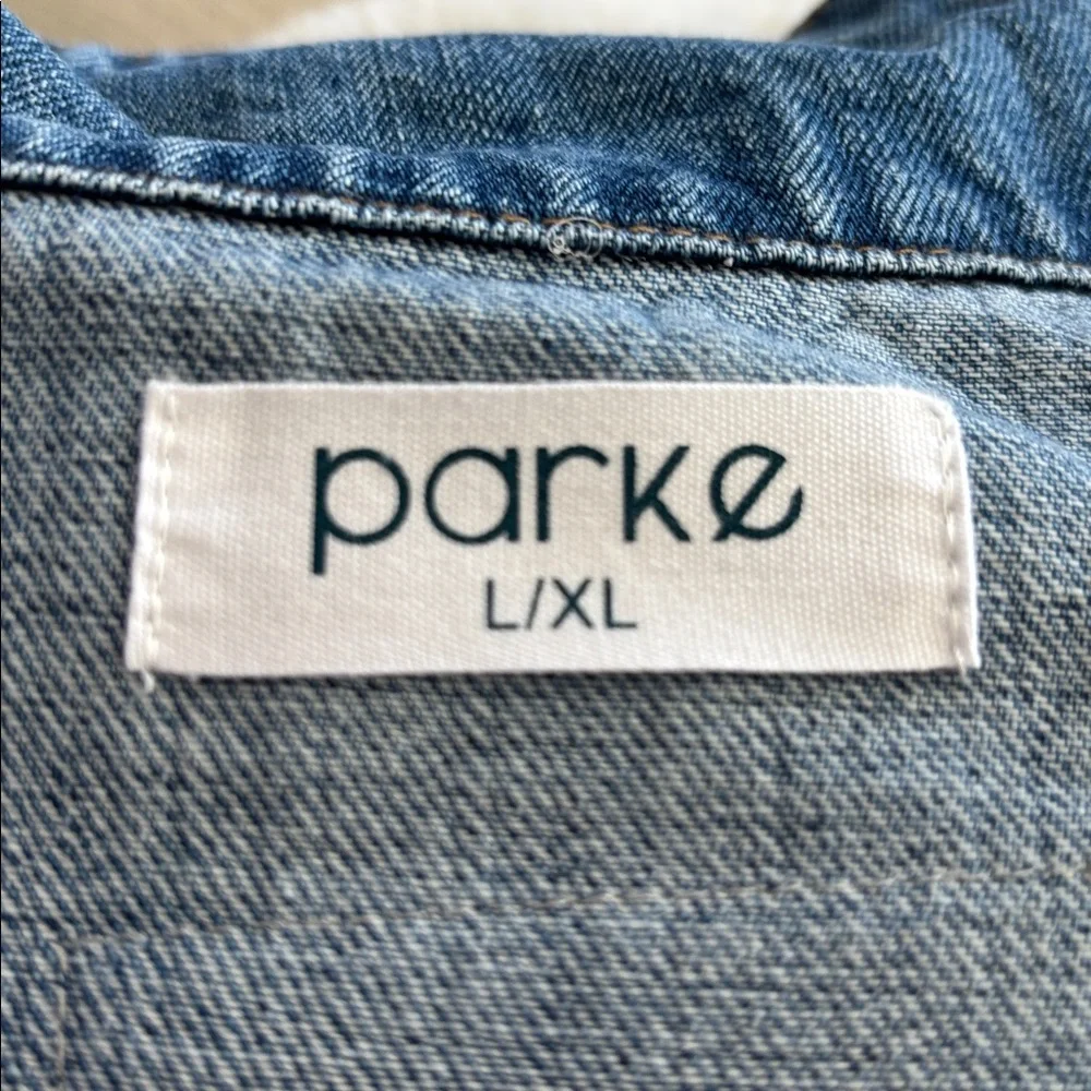 Parke Blue Denim Jean Jacket - Picture 8 of 9